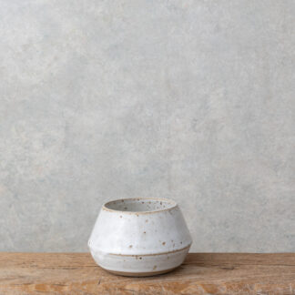 Vase Terre blanche pyritée émaillée 7,8 x 12 cm 2022